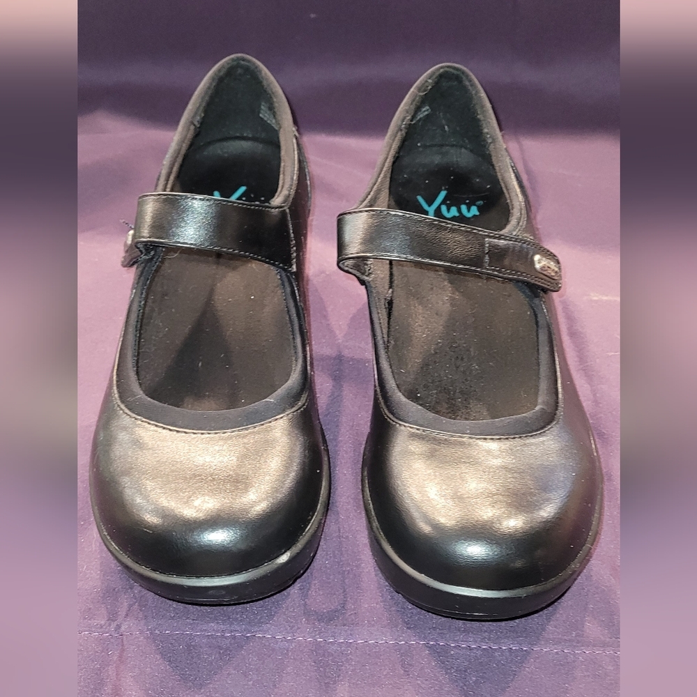 You Women's Mary Jane Black Slip on Shoes